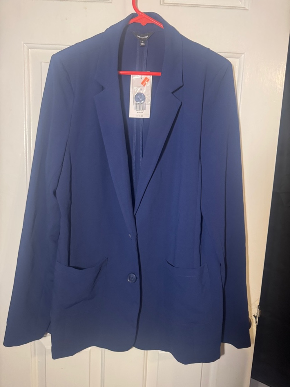 The Limited Navy Women's Blazer - Classic Tailored Style (16) NWT